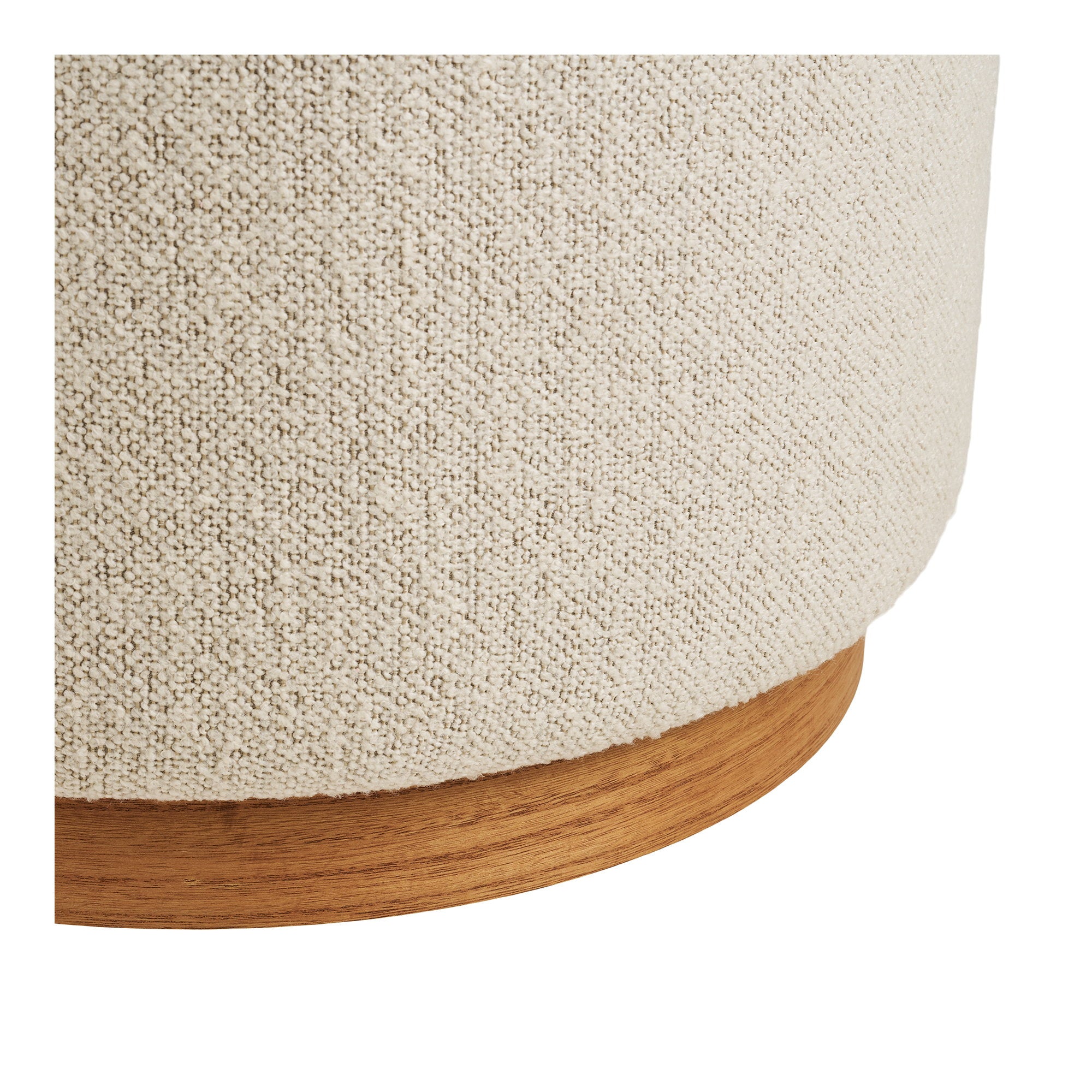 Daisy Pouf - Pouf, sand ø50x41 cm, HN1083