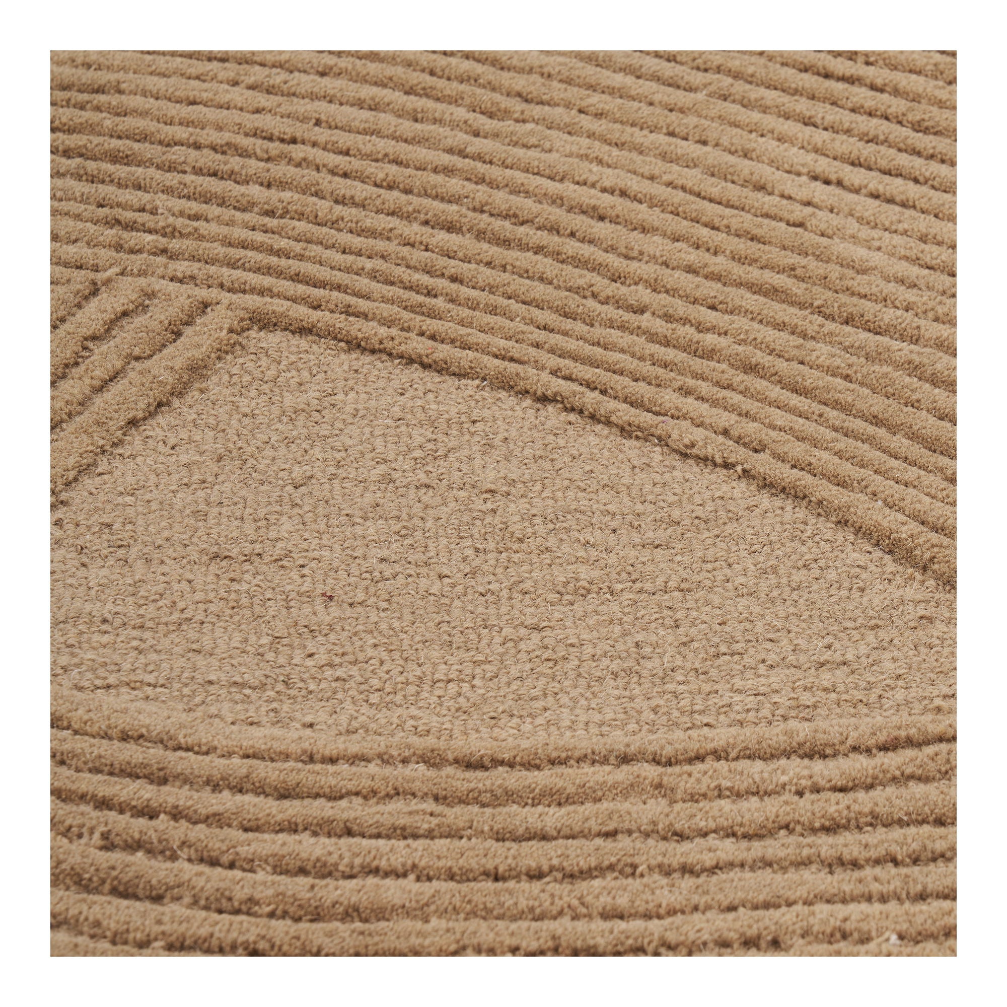 Tappeto di lana Svala 160x230cm – Marrone