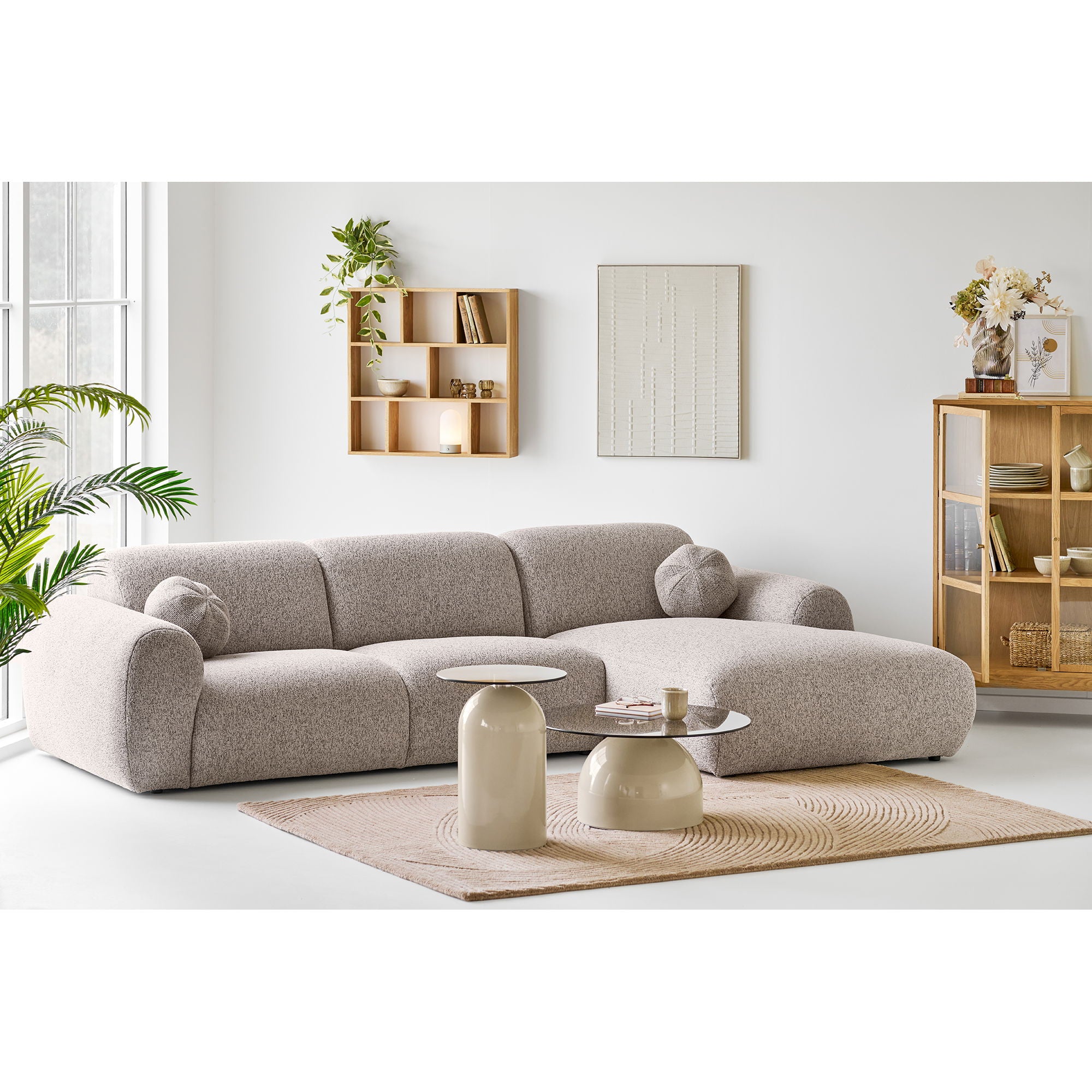 Tappeto di lana Svala 160x230cm – Marrone