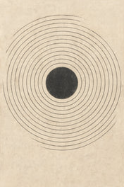 Still beige circle - classic art